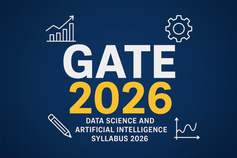 GATE 2026 Data Science and Artificial Intelligence syllabus and exam pattern overview
