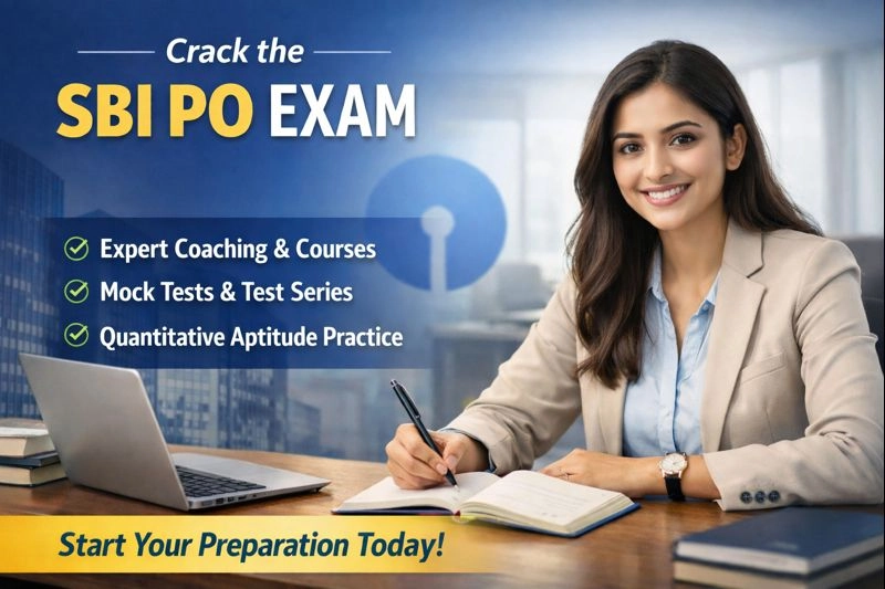 SBI PO exam preparation with online coaching, mock tests and quantitative aptitude practice