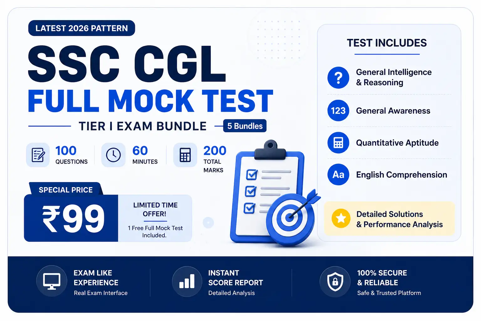 CTET Mock Test Paper 1 2026 with 5 full-length mock tests, latest CBSE pattern, detailed solutions, performance analytics and free initial mock test for primary teacher aspirants.